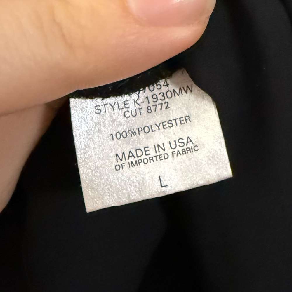 NWT Krisa Revolve Ruched V-Neck Mini Dress in Black - L - Picture 8 of 11